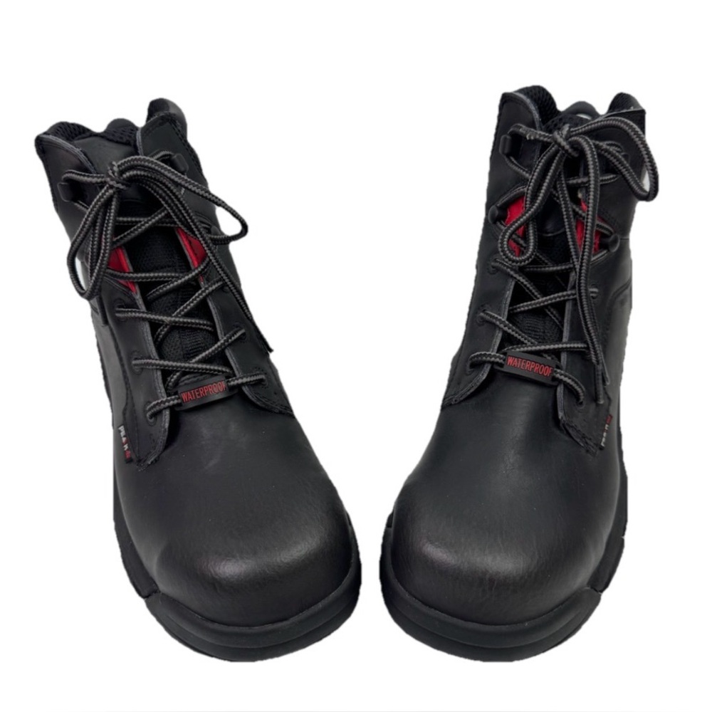 Wolverine Peak AG W10112 ASTM F2413-11 M Work Boots Black Red Men's 7.5EW 1/75